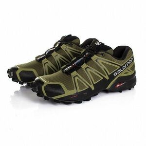Salomon Olive and Black Outdoor Shoes
